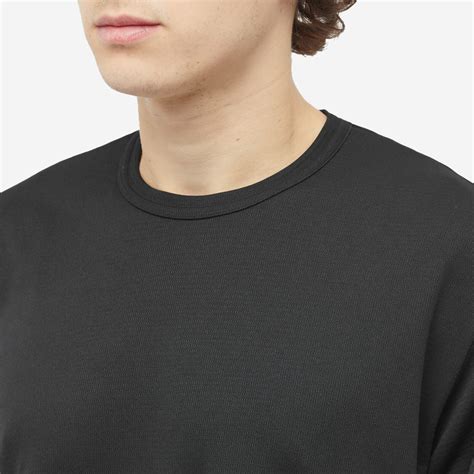 Comme Des Gar Ons Homme Plus Men S Poly Panelled T Shirt In Black Comme