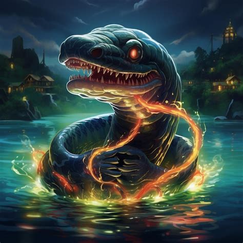 Premium Ai Image Electric Eel Is A Snakelike Fish Covered In