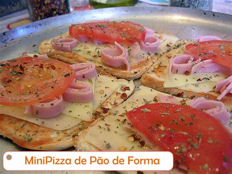 Weblaranja Receita Minipizza De P O De Forma