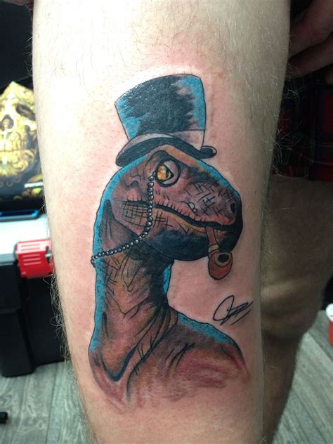 Tattoo Dinosaur Tophat Tattoo Artists Dinosaur Tattoos Tattoo Shop