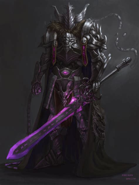 Dark Knight Qiyu Lin Dark Fantasy Art Fantasy Artwork Fantasy