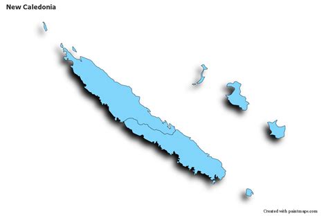 Mapas De Muestra Para Nueva Caledonia