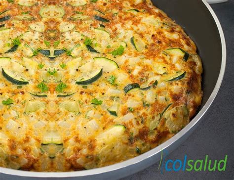 Tortilla De Zapallo Italiano Zucchini Recetas Saludables Colsalud