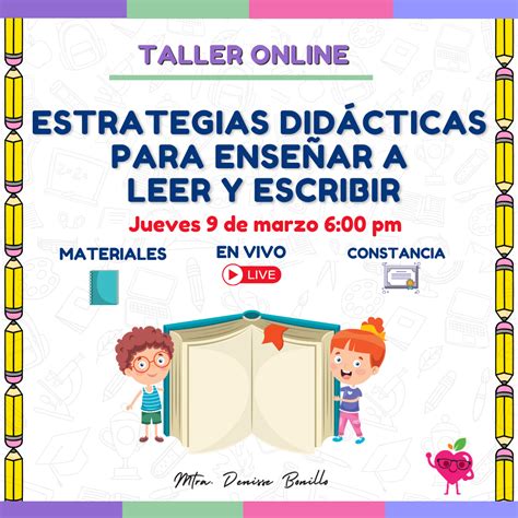 Taller Online Estrategias didácticas para enseñar a leer y escribir