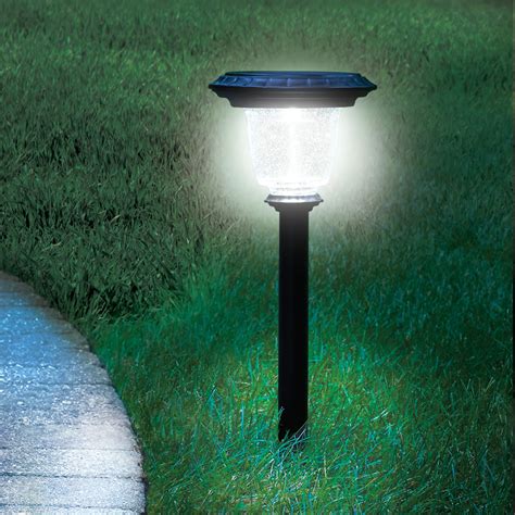 The Brighter Solar Walkway Light - Hammacher Schlemmer