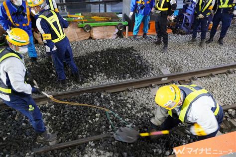 Jr東日本、渋谷駅の線路切換工事を公開 運休を伴う最後の工事に マイナビニュース