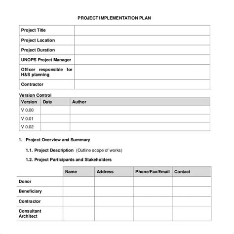 11 Best Project Plan Templates Word Pdf Docs Free And Premium