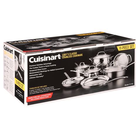 ブランド 7 Piece Cuisinart 77 7 Chef S Classic Stainless 7 Piece Cookware Set 並行輸入品