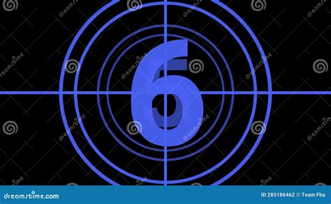 Countdown 2d animation stock footage. Video of animated - 285186462