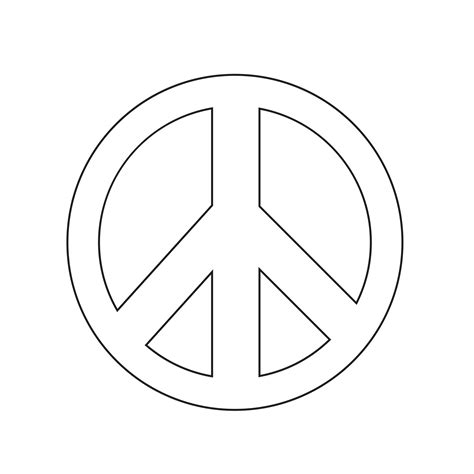 Peace Sign Icon Vector Illustration 576638 Vector Art At Vecteezy