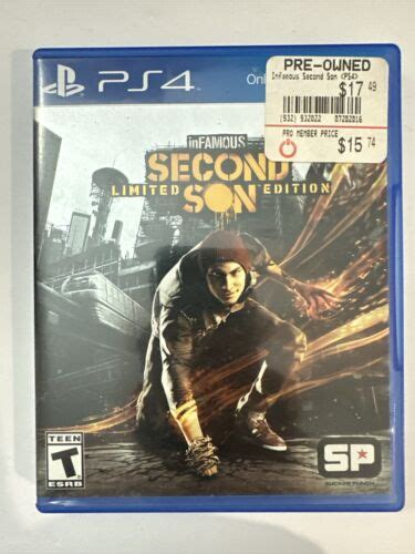 Infamous Second Son Limited Edition For Playstation Ps Complete Cib