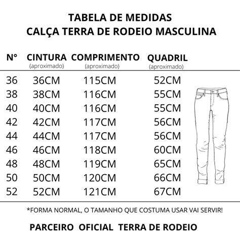 Introduzir Imagem Tabela Tamanho De Cal A Masculina Br