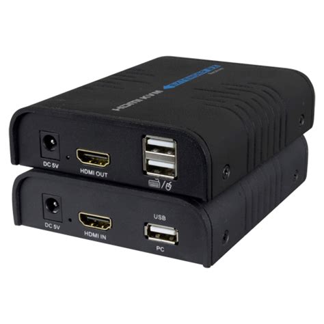 HDMI And USB Extender Via Cat5e Cat6 RJ45 Up To 120m Up To 1080p