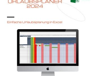 Urlaubsplaner 2023 Excel Vorlage für bis zu 20 Mitarbeiter Etsy de