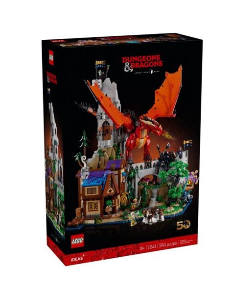 LEGO Ideas 21348 Donjons Dragons L Histoire Du Dragon Rouge