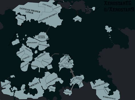 Arkham City Map