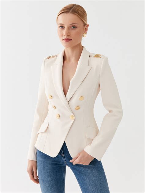 Elisabetta Franchi Blazer Gi E Beige Regular Fit Modivo Fr