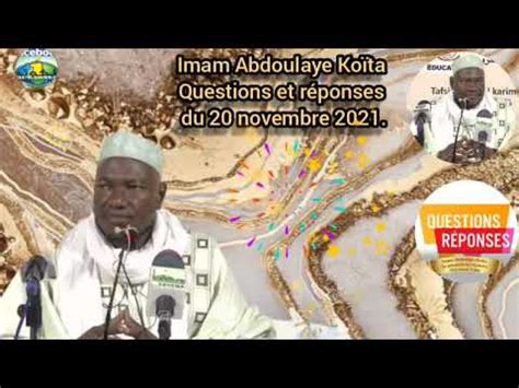 Imam Abdoulaye Ko Ta Questions Et R Ponses Islamiques Du Novembre