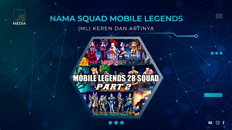 2000 Nama Squad Mobile Legends ML Keren Dan Artinya