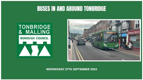 Buses At Tonbridge Wednesday 27th September 2023 YouTube