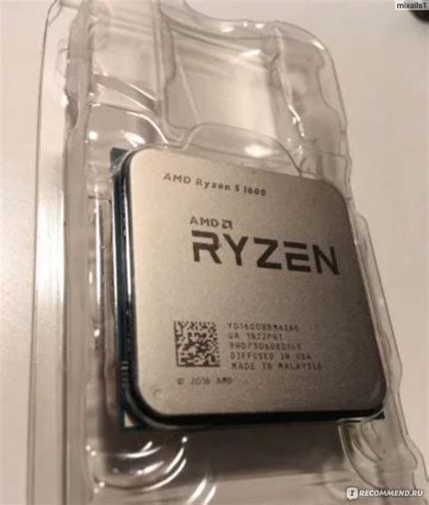 Процессор AMD Ryzen 5 1600 - «Для бюджетный сборки топ!» | отзывы