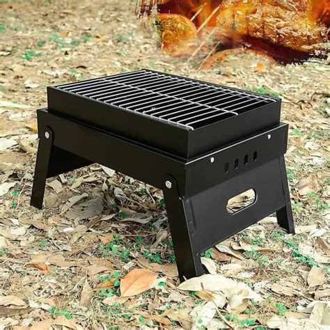 Fsjd Barbecue Barbecue Au Charbon Grill Bbq Pliant Portable Bureau