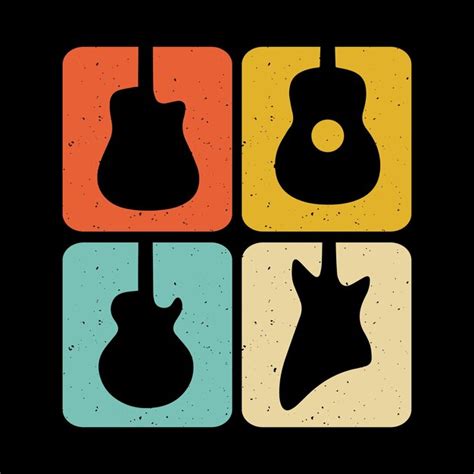 Premium Vector Funny Guitarist Guitar Player Musician Music Bass