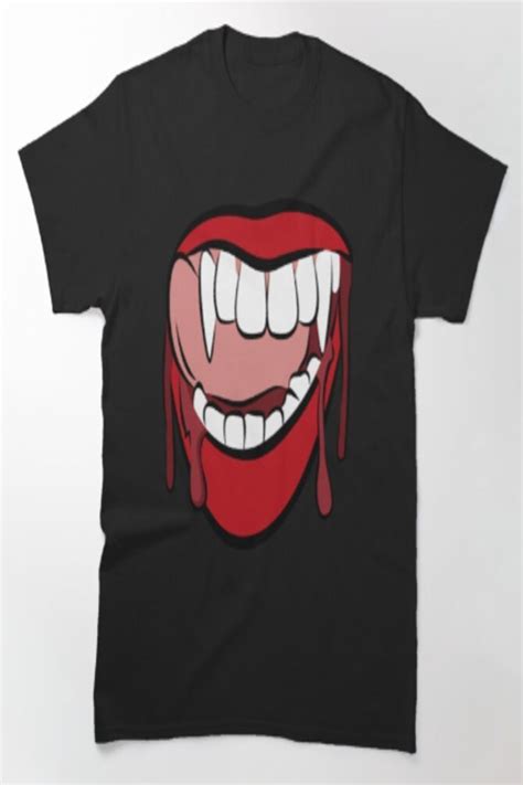 Vampire Lips Classic T Shirt For Sale By AyyoubAos T Shirt Classic