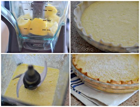 Blender Lemon Pie (Easy 5 Ingredient Dessert) • Hip2Save