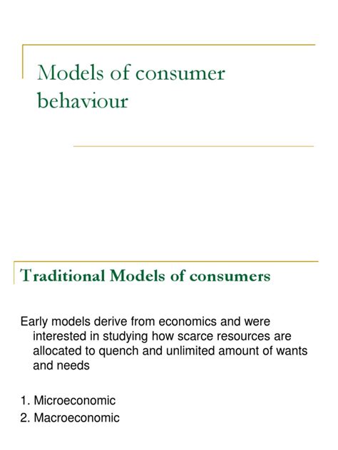 PDF Model Of Consumer Behaviour Easy DOKUMEN TIPS