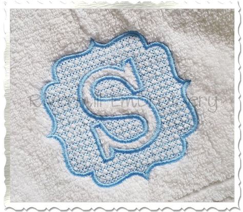 5 Inch Size - Embossed Machine Embroidery Monogram Alphabet - BX Files ...