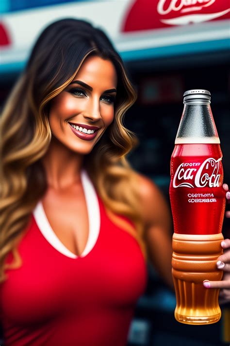 Lexica A Coca Cola Bottle And A Sexy Woman Drinking Coca Cola At A