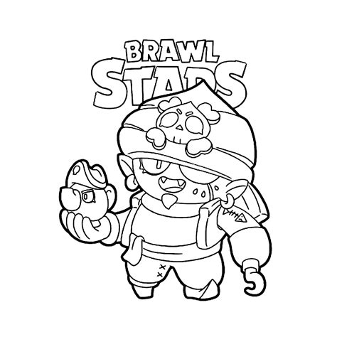 Brawl Stars Kleurplaat Brawl Stars Kleurplaten Topkleurplaat Nl