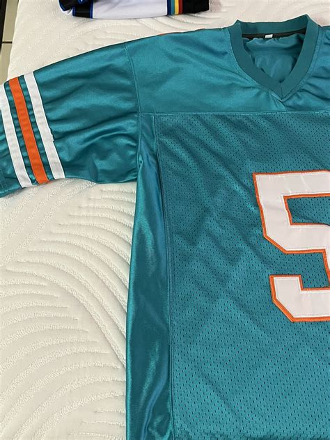 Ace Ventura Movie Ray Finkle Miami Dolphins Football Jersey Medium M