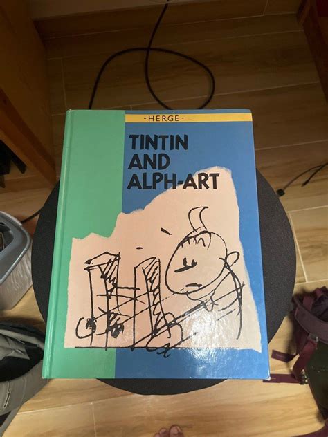 Tintin and Alph Art collectors book with English translation 興趣及遊戲 書本