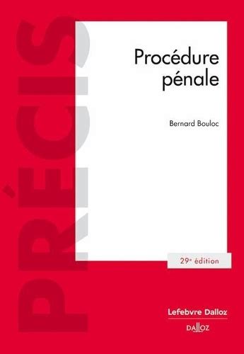 Procédure pénale 29e édition Bernard Bouloc Gaston Stefani Georges