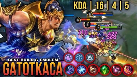 FULL MAGE BUILD GATOTKACA BEST BUILD AND EMBLEM 2024 MLBB YouTube