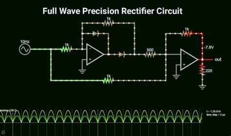 Precision Rectifier Circuit Using Op Amp Hackatronic