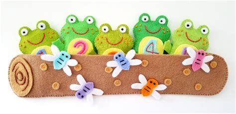 Five Little Speckled Frogs Finger Puppets - PDF Pattern - Products ...