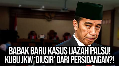 BABAK BARU KASUS IJAZAH PALSU KUBU JKW DIUSIR DARI PERSIDANGAN