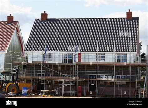 Flagship Affordable Homes Under Construction Sutton Suffolk Uk Stock