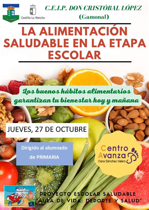 LA ALIMENTACIÓN SALUDABLE EN LA ETAPA ESCOLAR CEIP Don Cristóbal