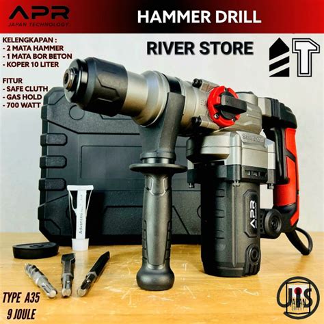 Jual Mesin Hammer Drill APR Japan A35 Bor Bobok Palu Beton Tembok Aspal