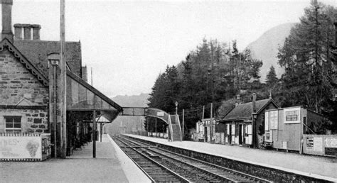 Tour Scotland Old Photographs Railway Station Dunkeld And Birnam