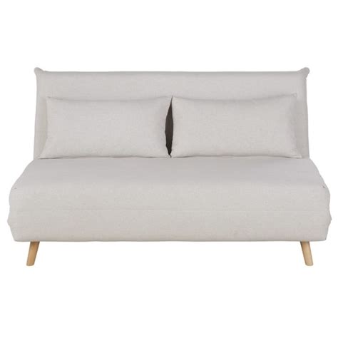 Canapé clic clac 2 places beige Nio Maisons du Monde Beige