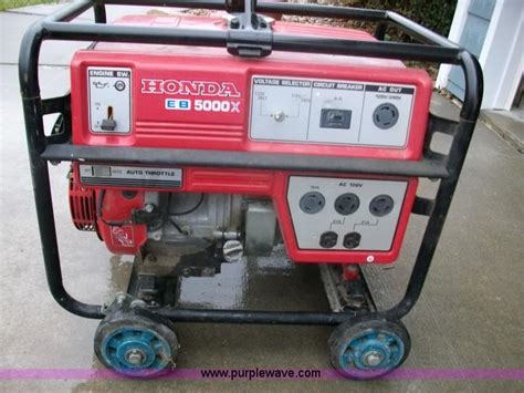 Honda Eb5000x Generator In Wamego Ks Item B1041 Sold Purple Wave