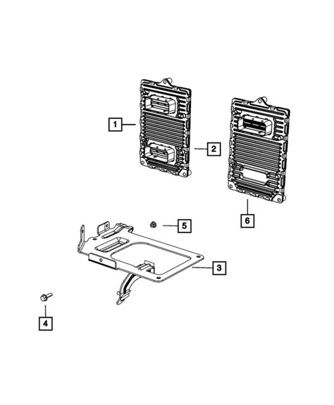 Dodge Journey Powertrain Control Module Ab My Mopar Parts