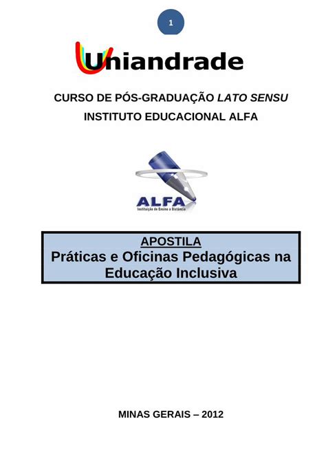 PDF Práticas e Oficinas Pedagógicas na Educação Inclusiva