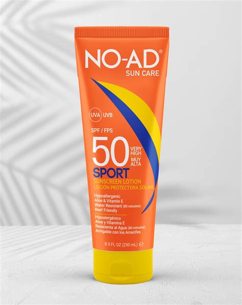 Spf 50 Sport Sunscreen Lotion No Ad