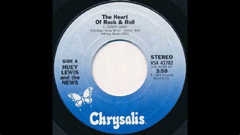 The Heart Of Rock And Roll Single Version Huey Lewis And The News Youtube